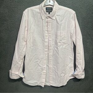 Bonobos Soft Pink Striped Button-Down Shirt Size M Slim Fit